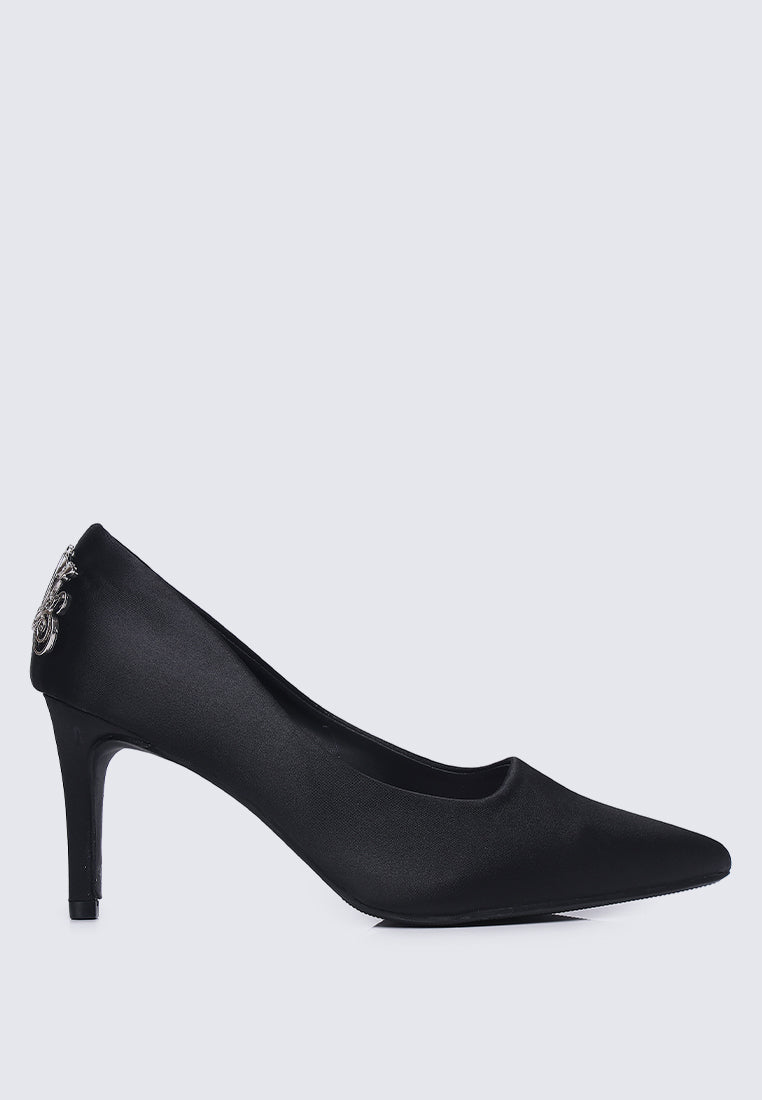 The Carriage Princess Comfy Pumps In Black - myballerine