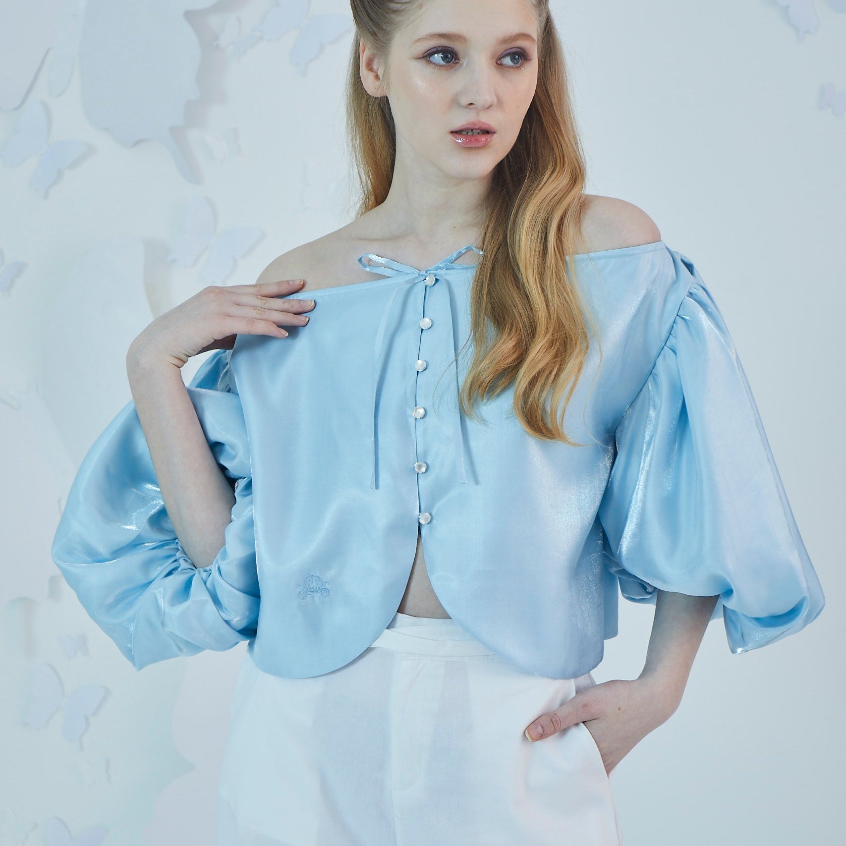 A Princess’ Wish Top In Blue - myballerine