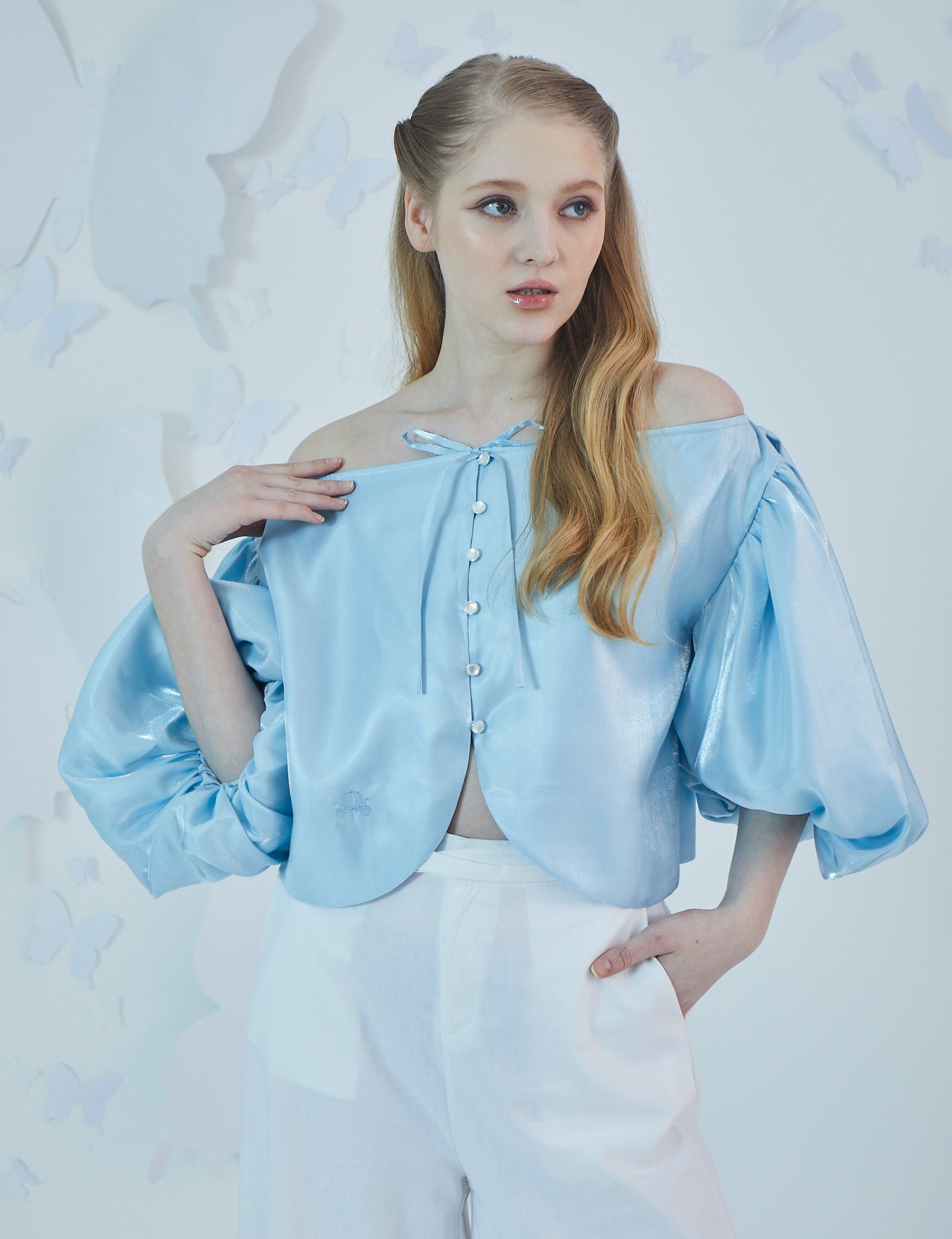 A Princess’ Wish Top In Blue - myballerine