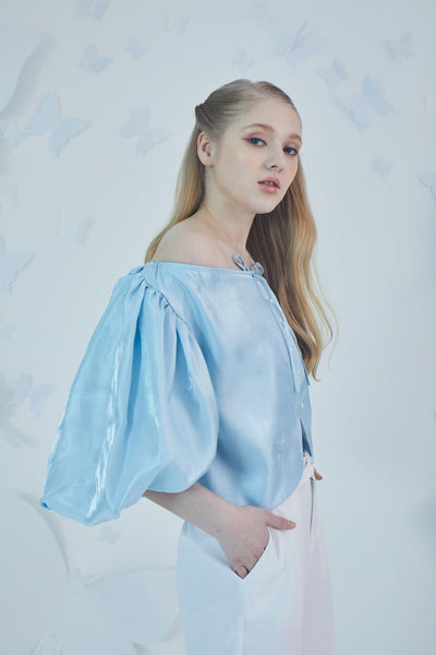 A Princess’ Wish Top In Blue - myballerine