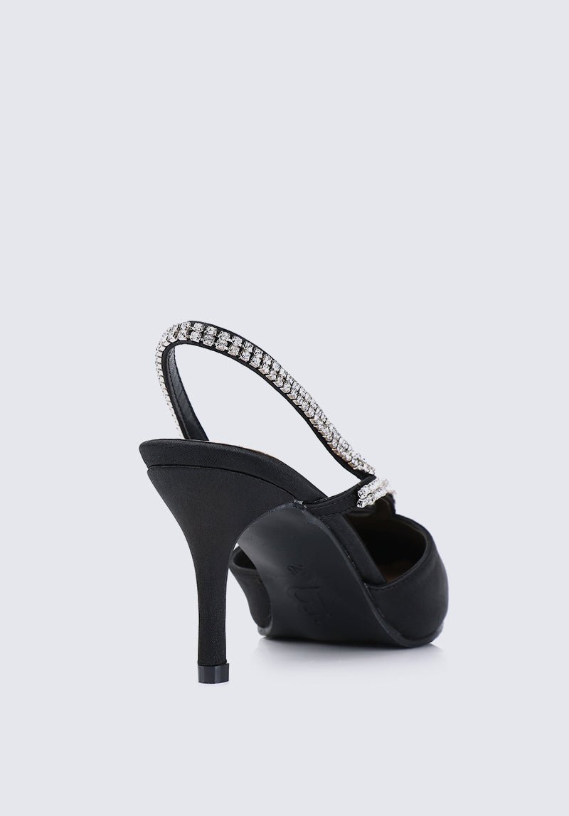 Abigail Comfy Heels In BlackShoes - myballerine