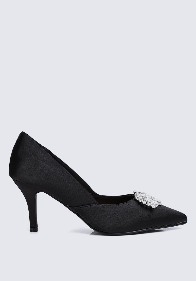 Adelyn Comfy Pumps In Black - myballerine