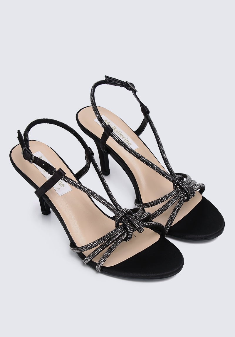 Alaia Comfy Heels In Black - myballerine