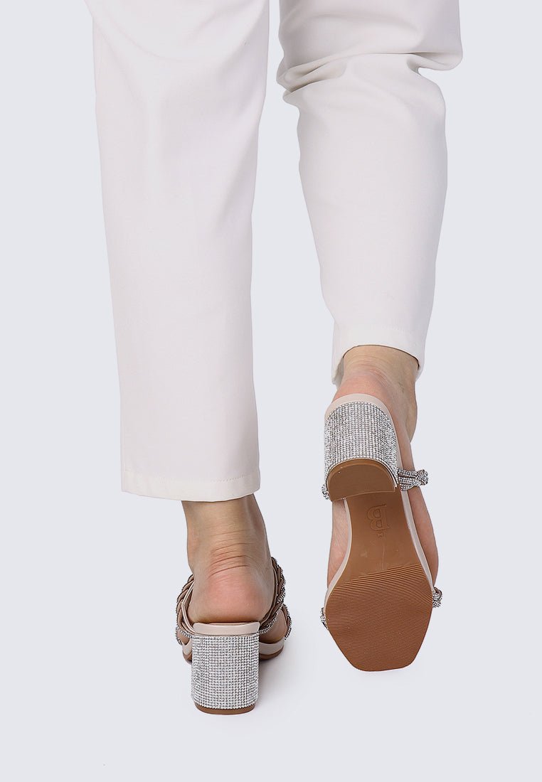 Alani Comfy Heels In AlmondShoes - myballerine