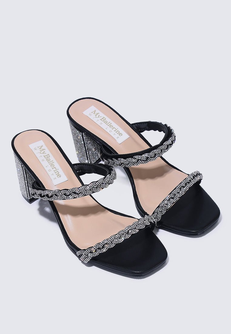 Alani Comfy Heels In BlackShoes - myballerine