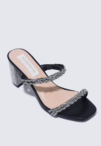 Alani Comfy Heels In BlackShoes - myballerine