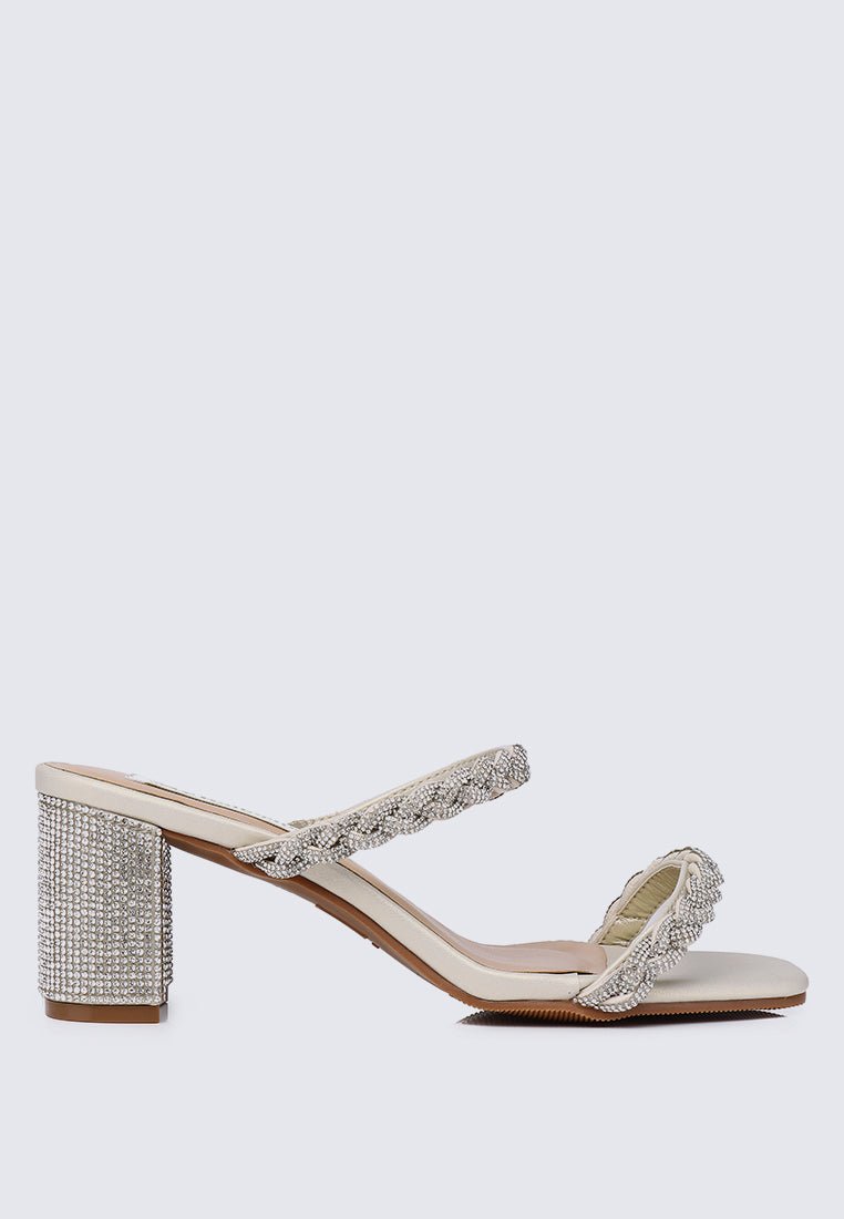 Alani Comfy Heels In ChampagneShoes - myballerine