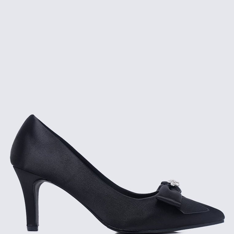 Alexandria Comfy Pumps In Black - myballerine