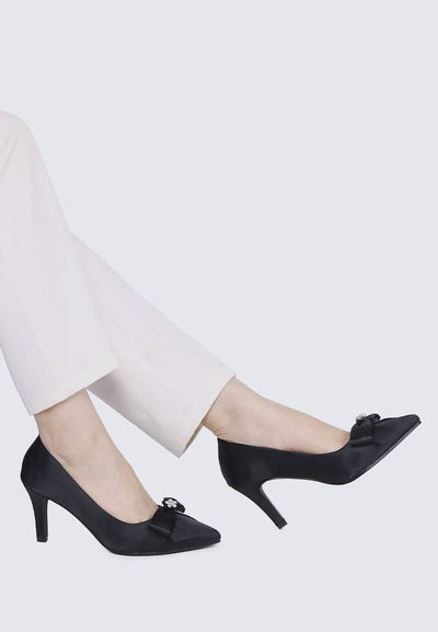 Alexandria Comfy Pumps In Black - myballerine