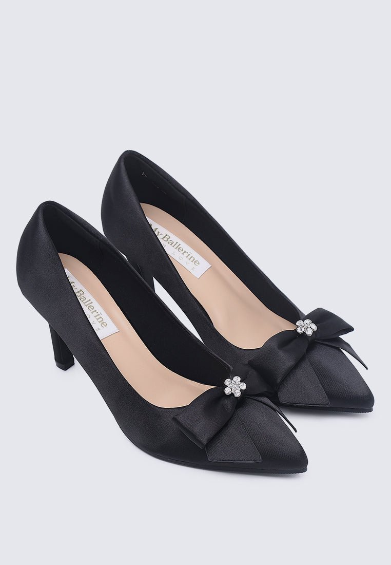 Alexandria Comfy Pumps In Black - myballerine