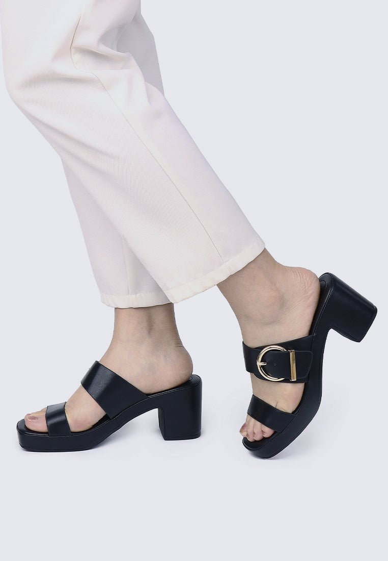 All Day Walk Comfy Wedges In BlackShoes - myballerine