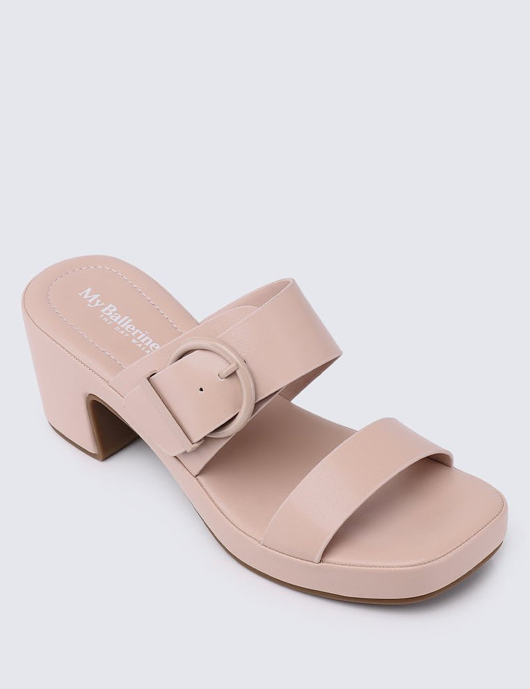 All Day Walk Comfy Wedges In Nude PinkShoes - myballerine