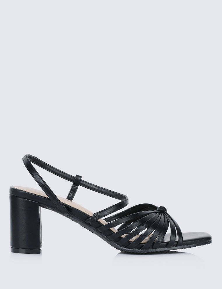 Alma Comfy Heels In Black - myballerine