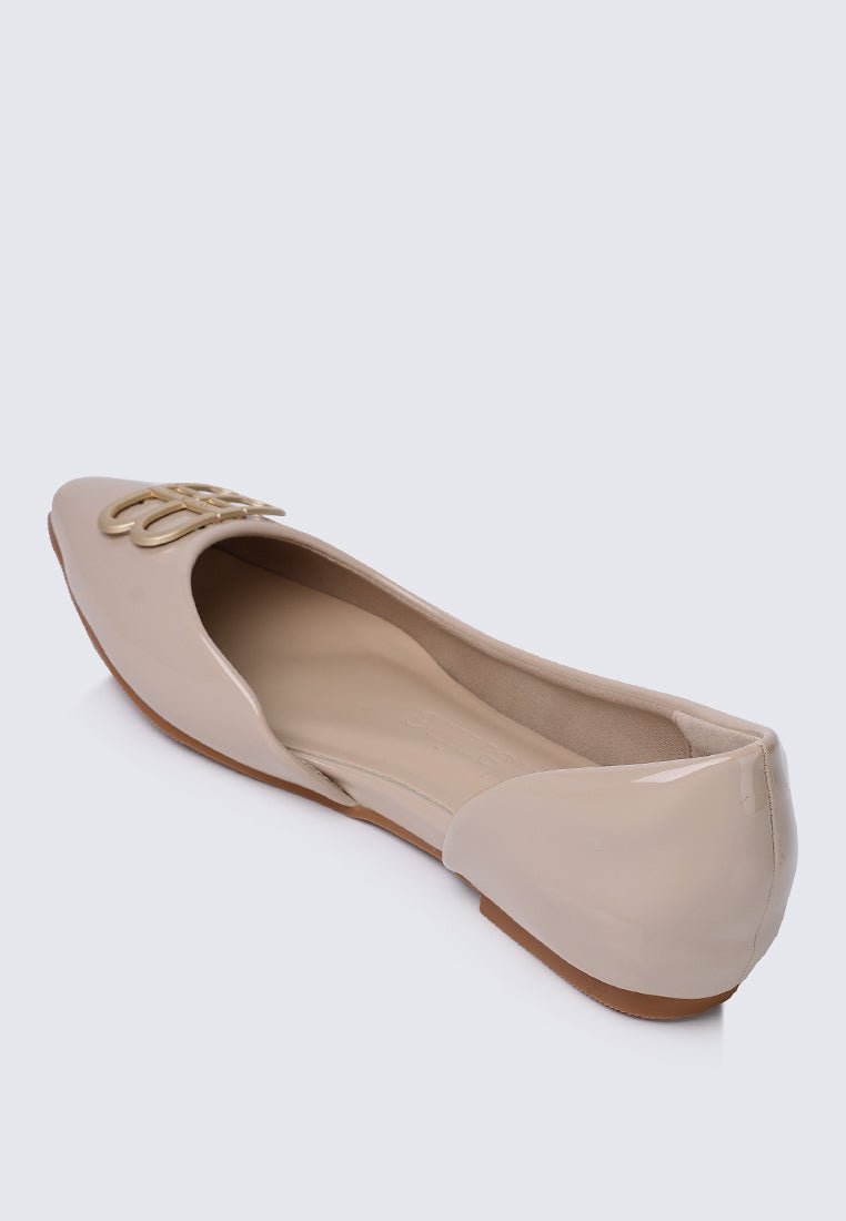 Amina Comfy Ballerina In AlmondShoes - myballerine