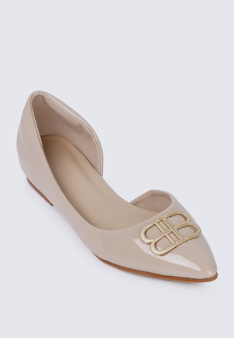 Amina Comfy Ballerina In AlmondShoes - myballerine