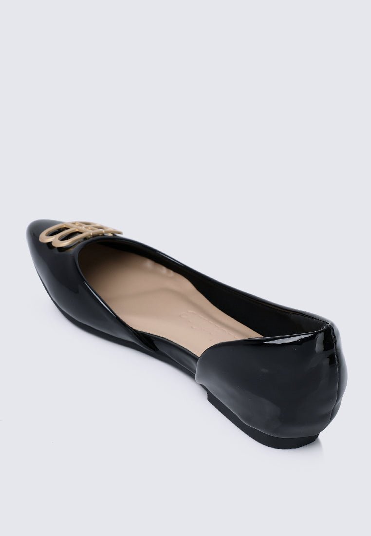 Amina Comfy Ballerina In BlackShoes - myballerine