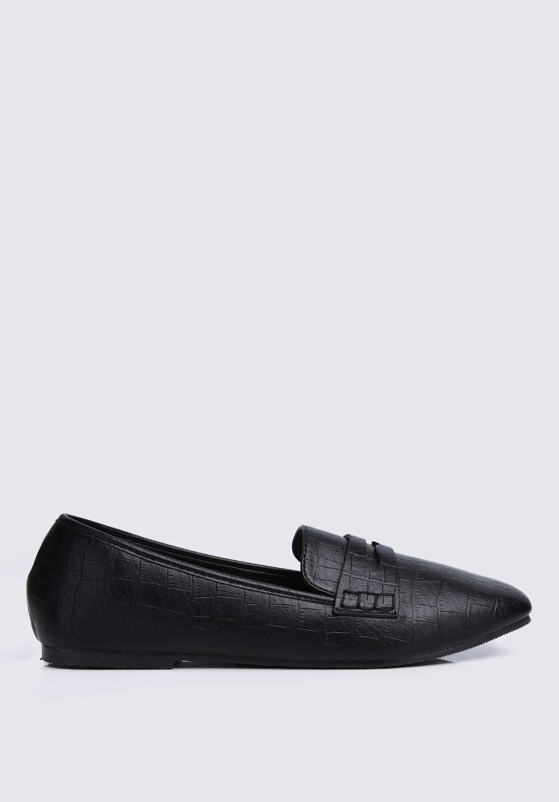 Andrea Comfy Loafers In BlackShoes - myballerine