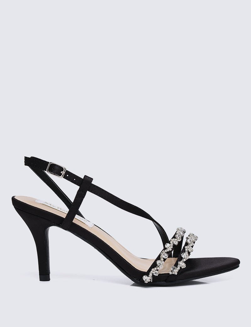 Angeline Comfy Heels In Black - myballerine