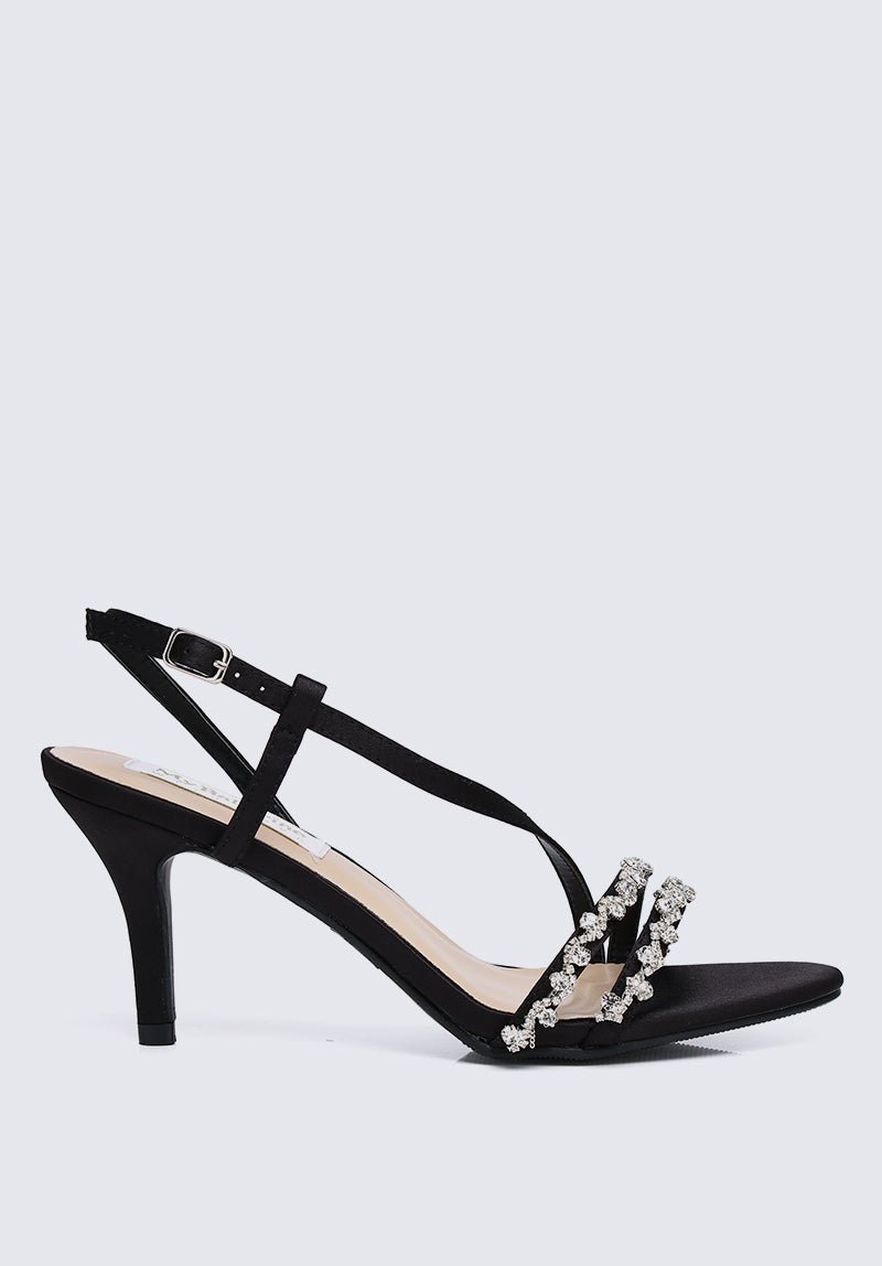 Angeline Comfy Heels In Black - myballerine