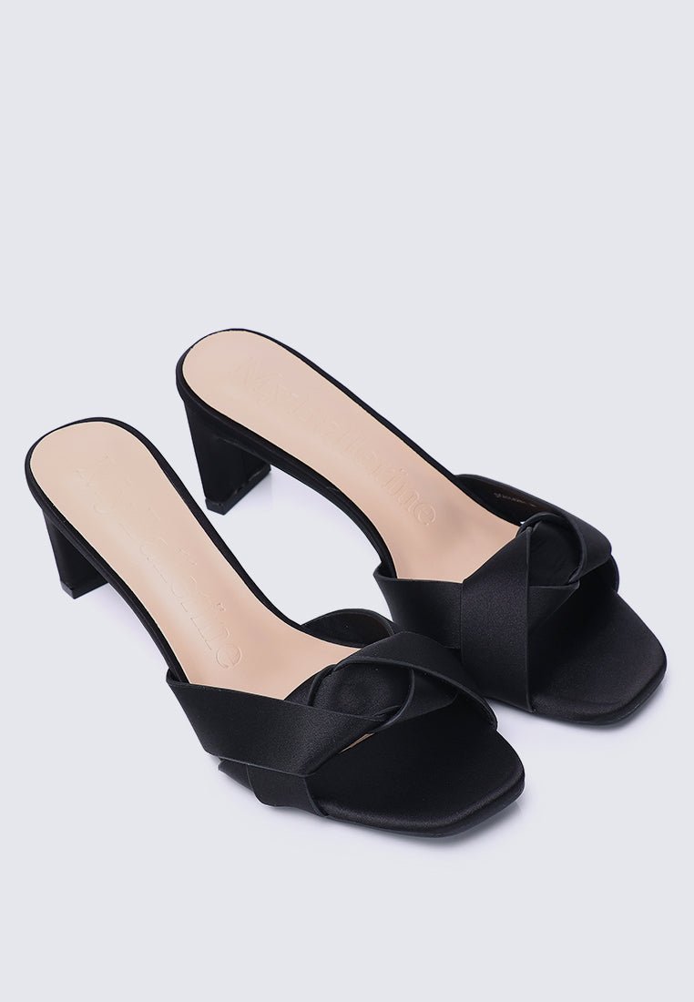 Anne Comfy Heels In Black - myballerine