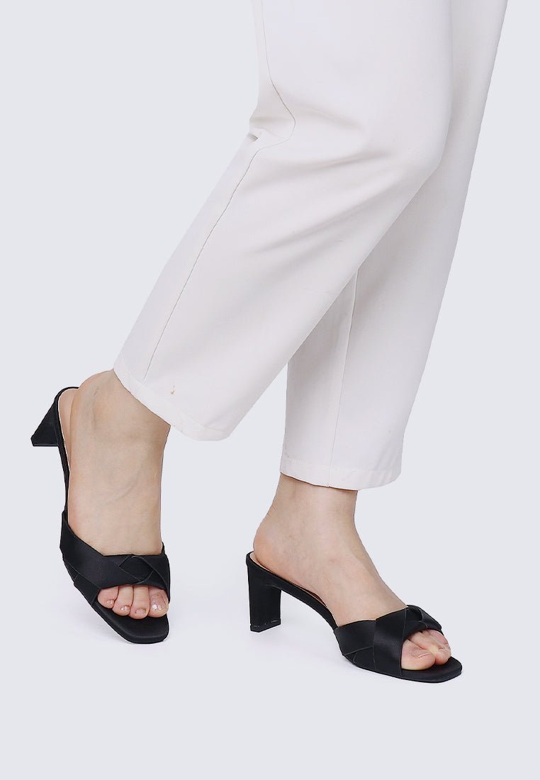 Anne Comfy Heels In Black - myballerine