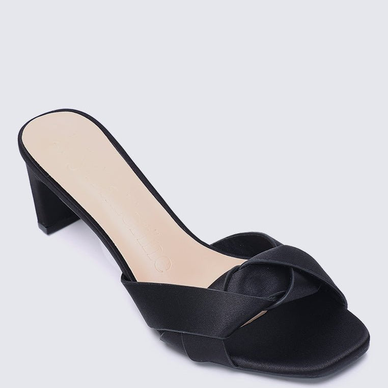 Anne Comfy Heels In Black - myballerine