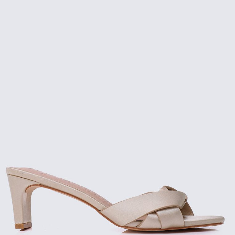 Anne Comfy Heels In Nude - myballerine