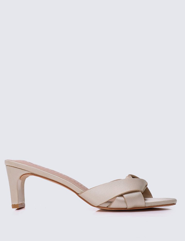 Anne Comfy Heels In Nude - myballerine