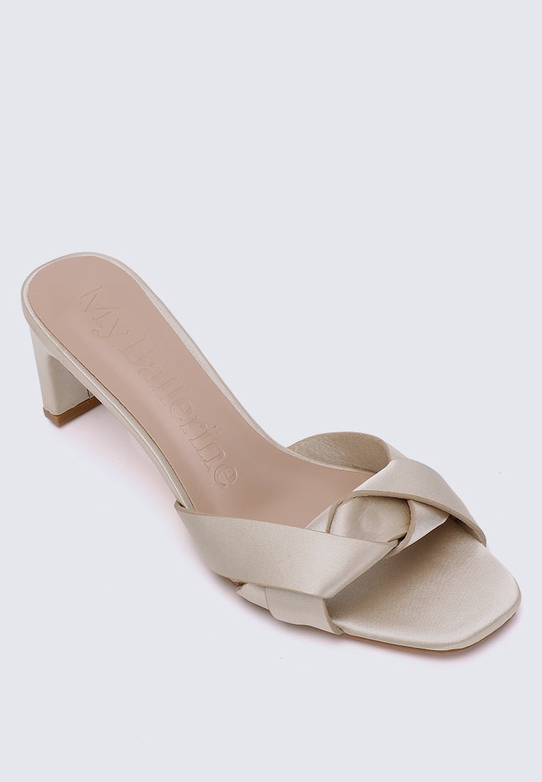 Anne Comfy Heels In Nude - myballerine