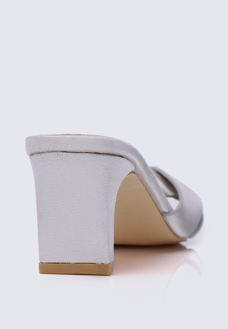 Anne Comfy Heels In Silver - myballerine