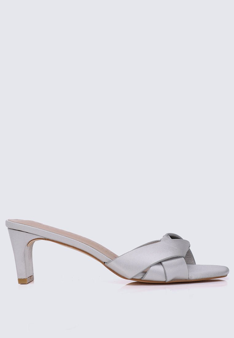 Anne Comfy Heels In Silver - myballerine