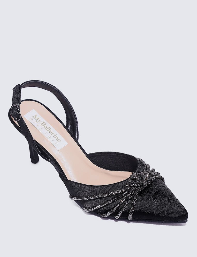 Arielle Comfy Heels In BlackShoes - myballerine