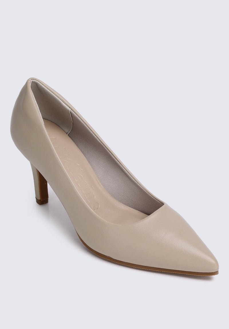 Ashley Comfy Pumps In AlmondShoes - myballerine