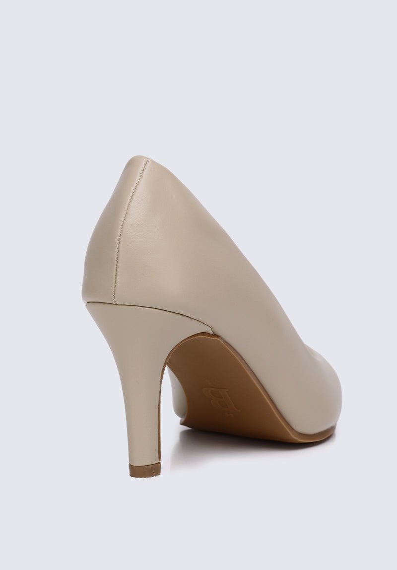 Ashley Comfy Pumps In AlmondShoes - myballerine