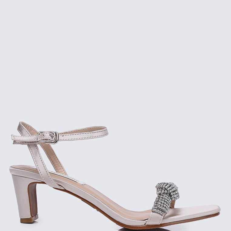 Audrey Comfy Heels In Almond - myballerine