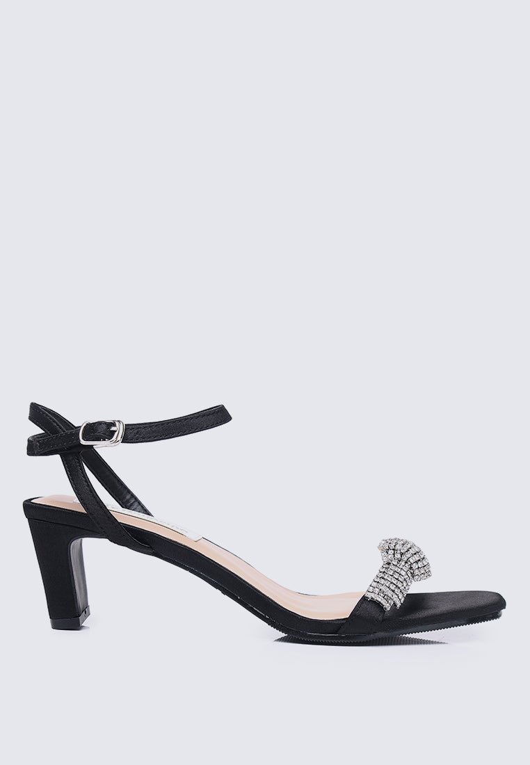 Audrey Comfy Heels In Black - myballerine