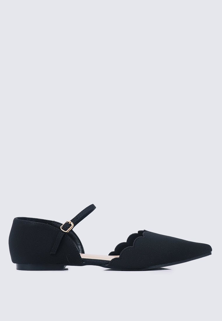 Azzurra Comfy Ballerina In Black - myballerine