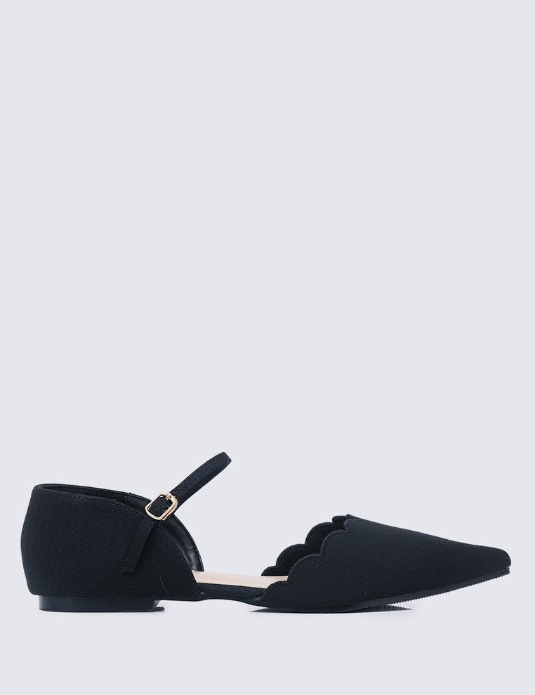 Azzurra Comfy Ballerina In Black - myballerine