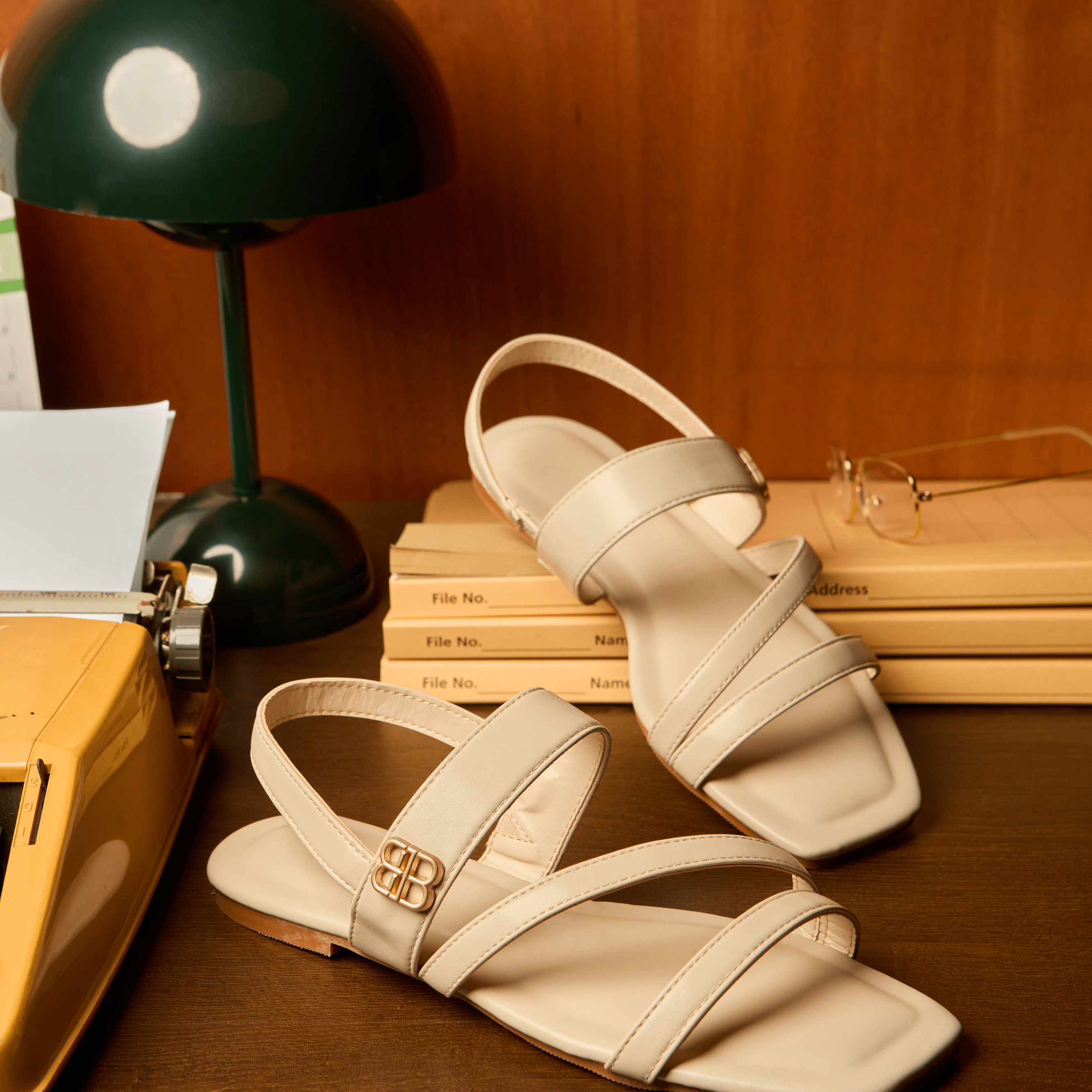 Bellissa Comfy Sandals In AlmondShoes - myballerine