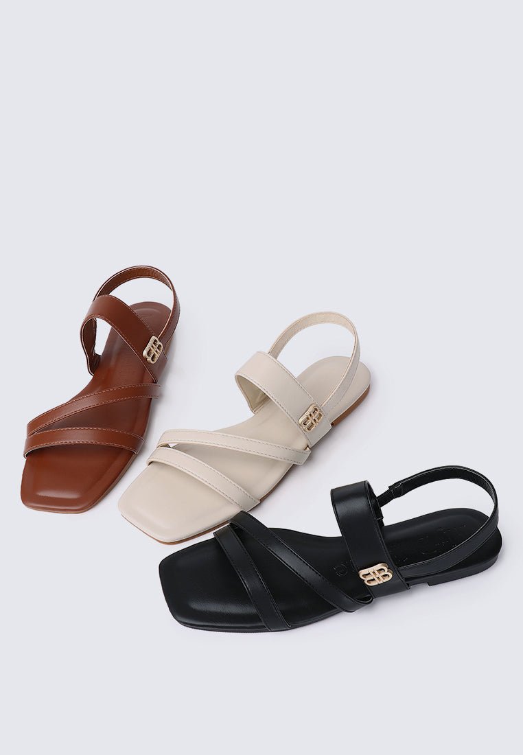 Bellissa Comfy Sandals In AlmondShoes - myballerine