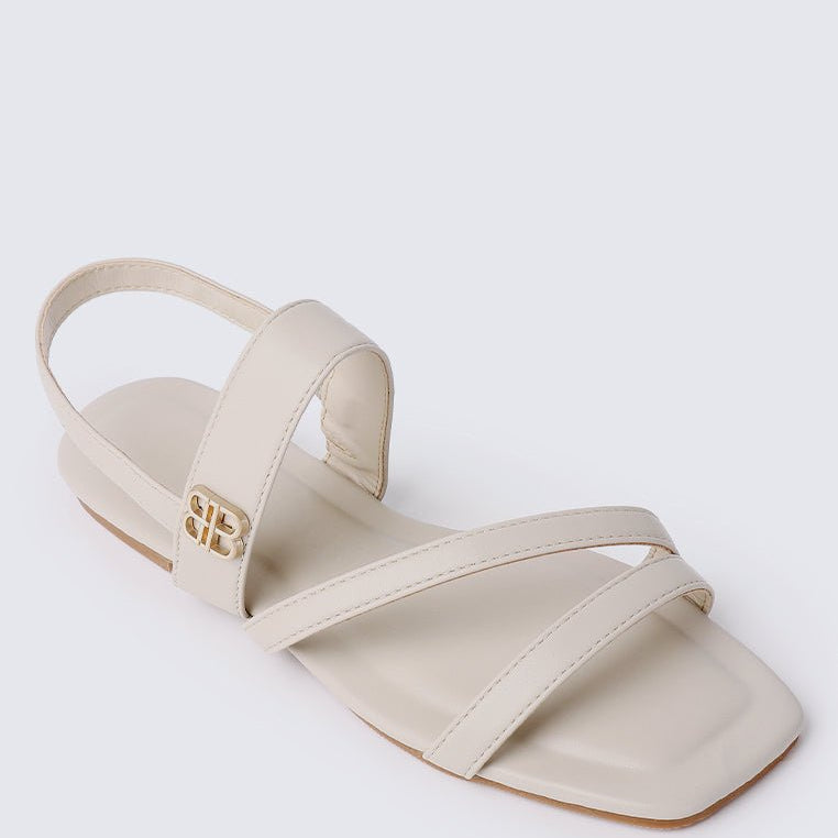 Bellissa Comfy Sandals In AlmondShoes - myballerine