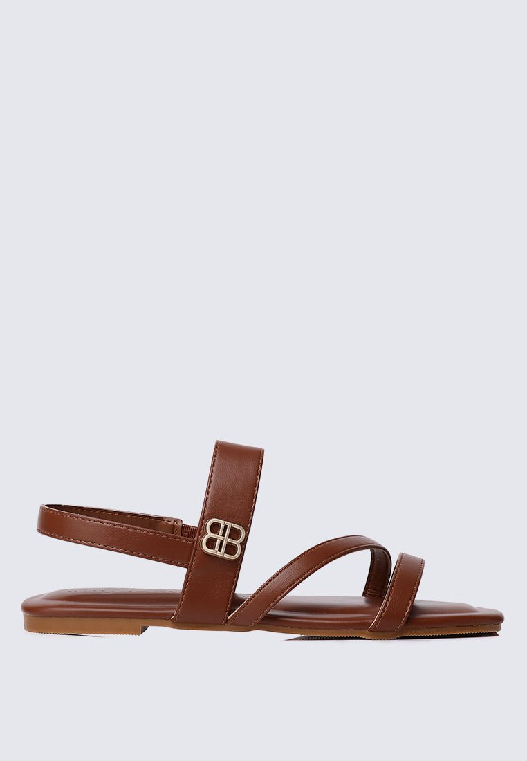 Bellissa Comfy Sandals In BrownShoes - myballerine