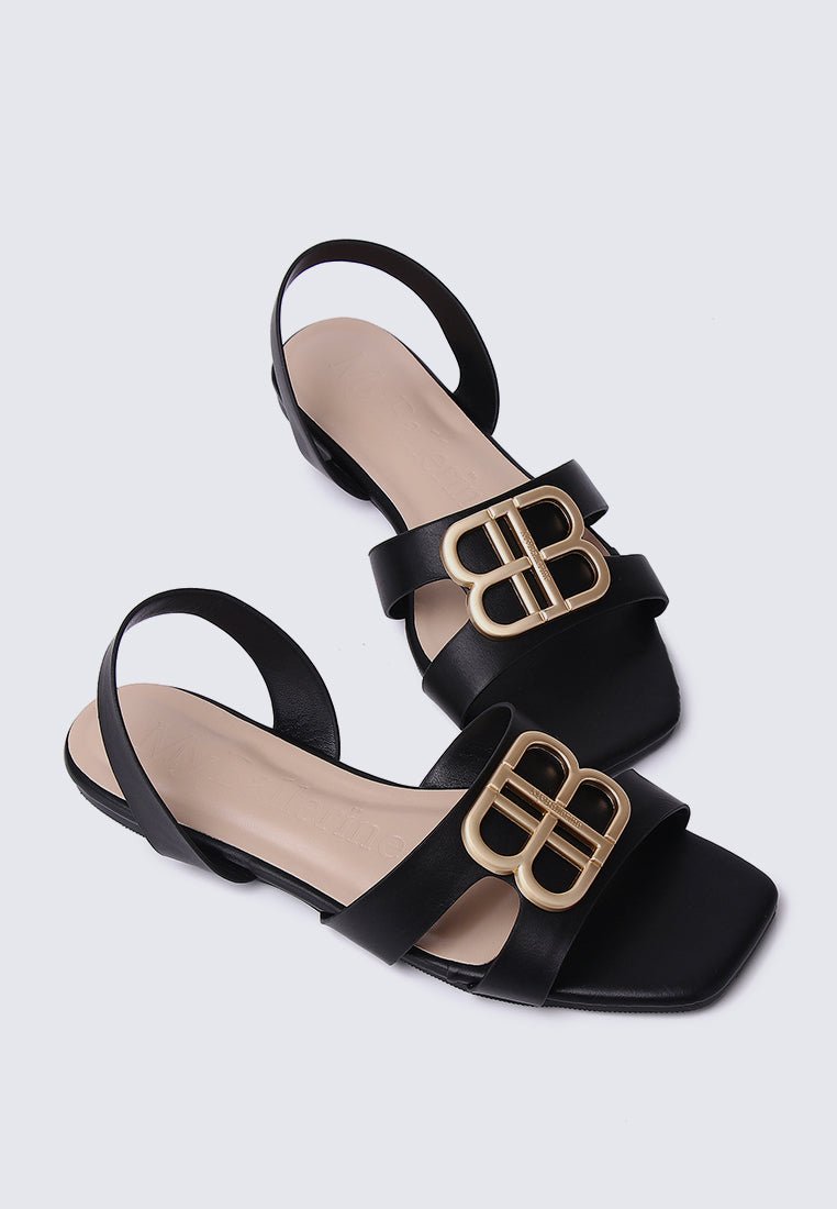 Berenice Comfy Sandals In BlackShoes - myballerine