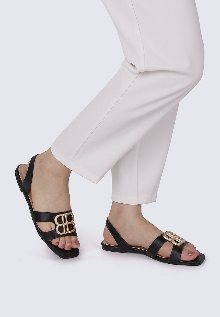 Berenice Comfy Sandals In BlackShoes - myballerine