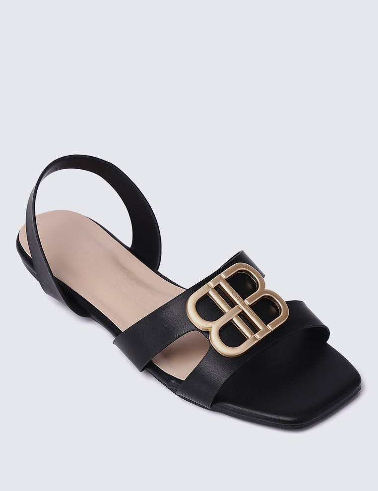 Berenice Comfy Sandals In BlackShoes - myballerine