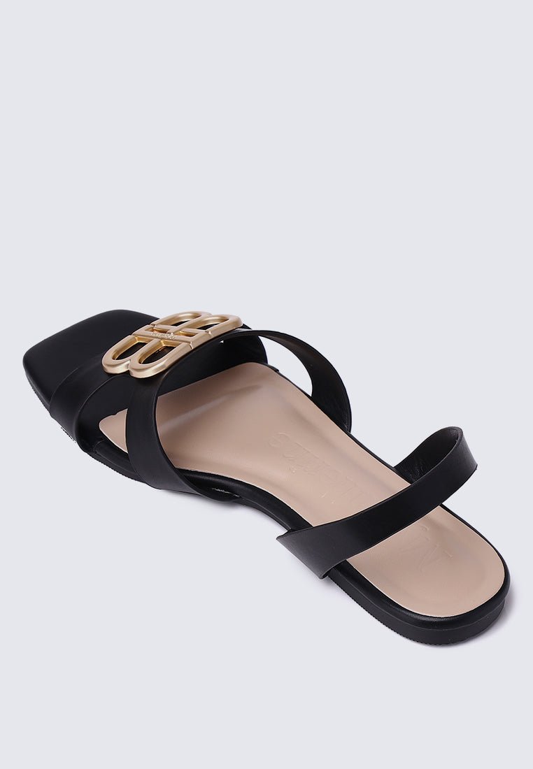 Berenice Comfy Sandals In BlackShoes - myballerine