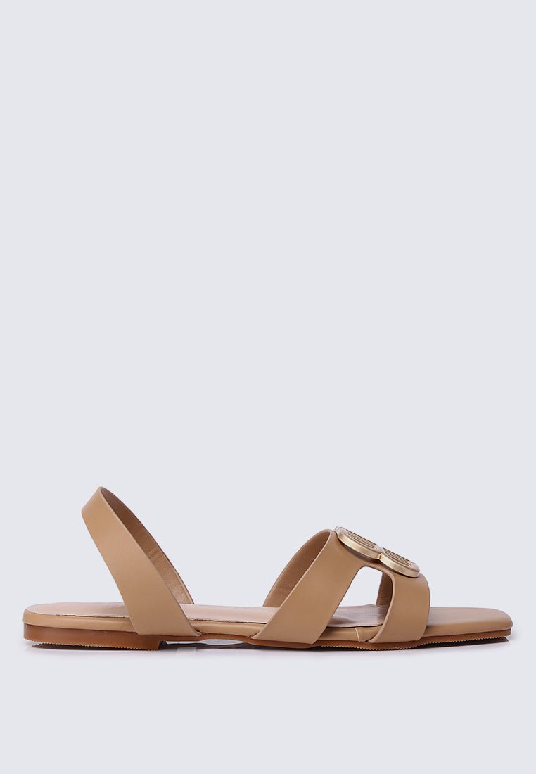 Berenice Comfy Sandals In NudeShoes - myballerine