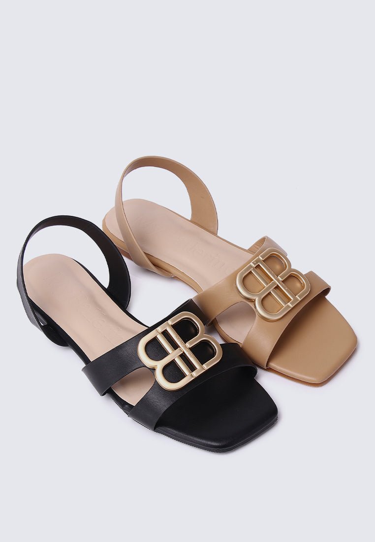 Berenice Comfy Sandals In NudeShoes - myballerine