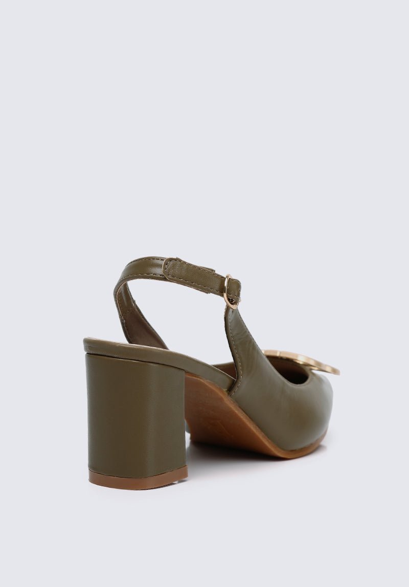 Betsy Comfy Heels In Taupe - myballerine