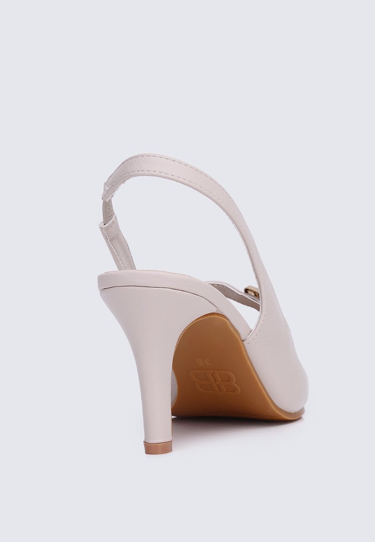 Betty Comfy Heels In Beige - myballerine